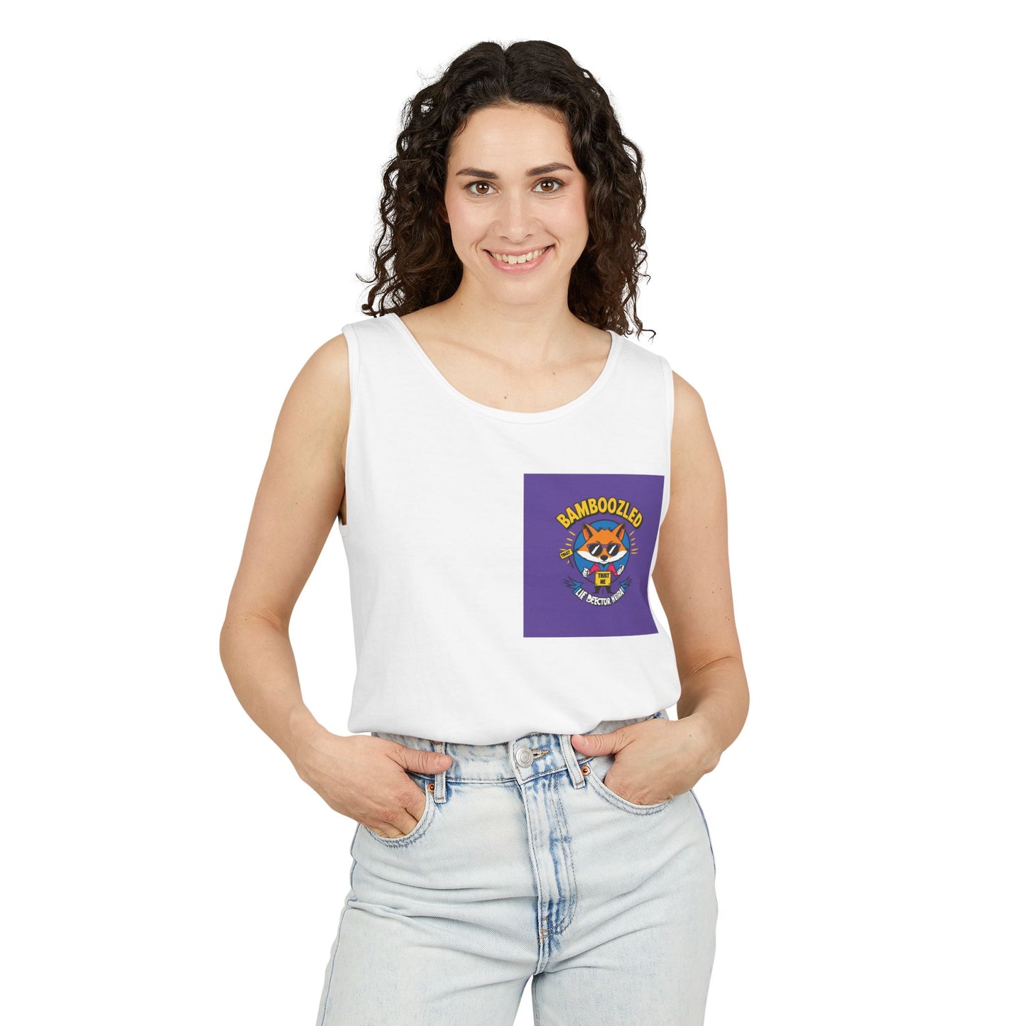Bamboozled Cartoon Tank Top, Fun Summer Wear, Unisex Fashion, Casual Beach Outfit, Gift for Friends