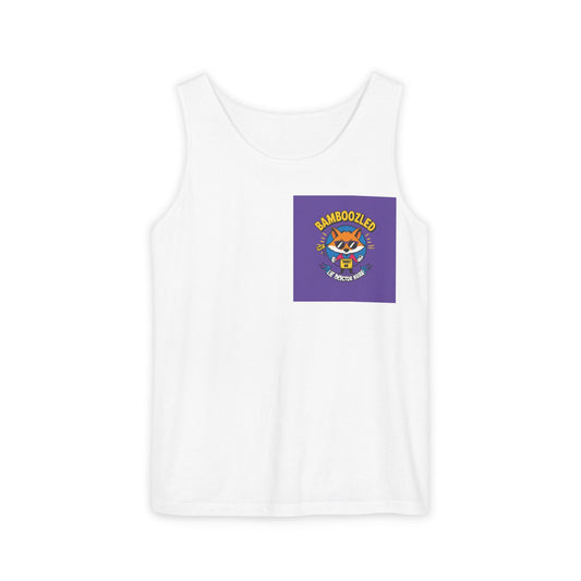 Bamboozled Cartoon Tank Top, Fun Summer Wear, Unisex Fashion, Casual Beach Outfit, Gift for Friends